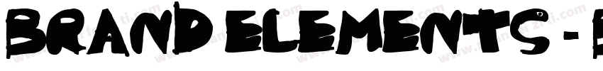 BRAND ELEMENTS - BRA字体转换